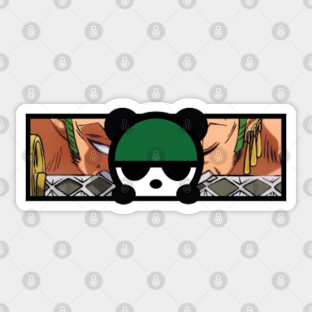 Sword Pirate Panda Sticker by Bambu